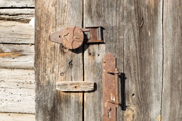 istock Background from old painted boards for a photo studio 1346025194
