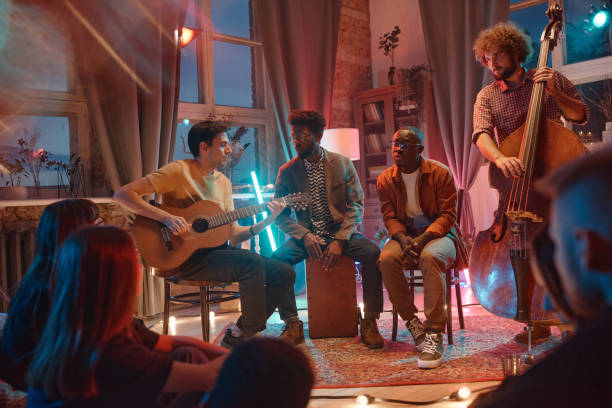 istock Young people performing for their fans 1346027858
