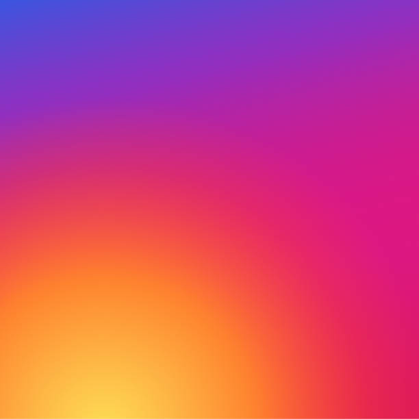 сглаживание фона цветового градиента. вектор - instagram stock illustrations