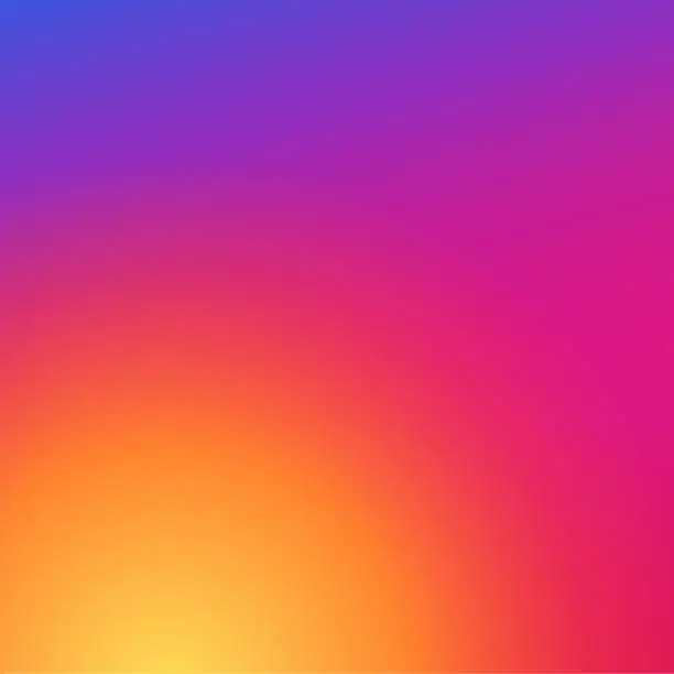 Vector illustration of Smooth color gradient background. Vector