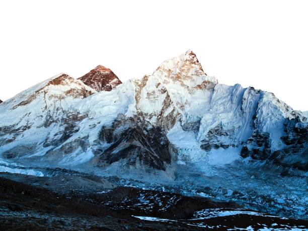 istock Mount Everest night view isolated on white 1346033371
