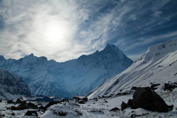 istock Mount Machhapuchhare from Annapurna south base camp 1346036943
