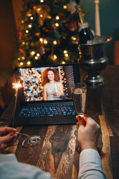 istock Celebrate Holidays with Champagne Online 1346039234