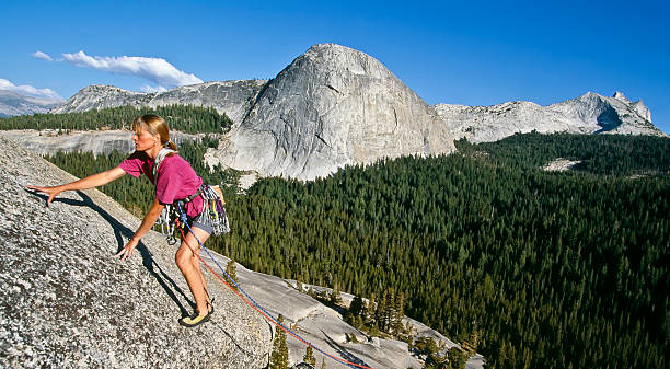 istock Team of climbers reaching the summit. 134603929