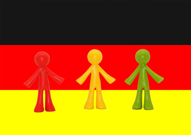 ドイツ交通信号連合政府赤黄緑党 - social democrats ストックフォトと画像
