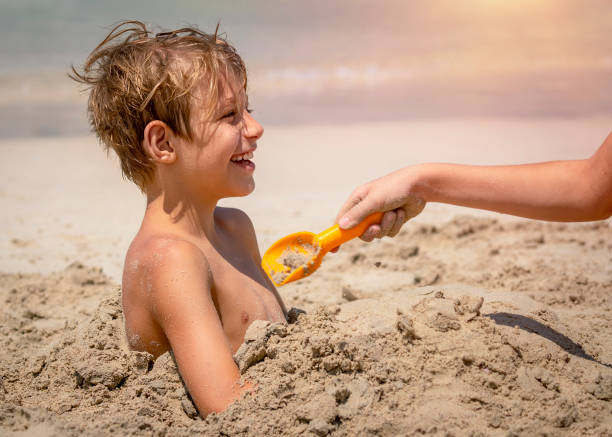 istock Happy Summer Vacation on the Beach 1346048651
