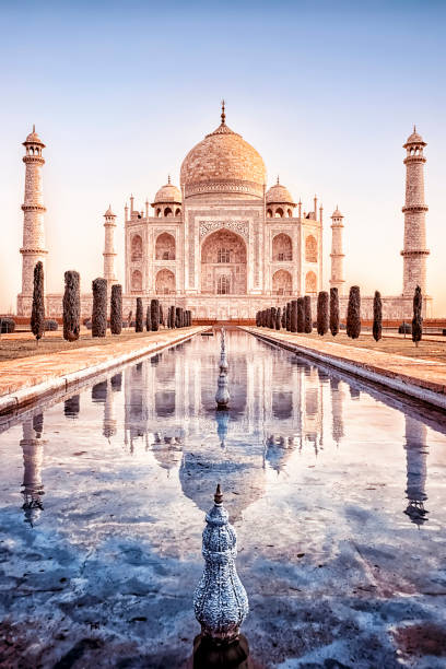 istock Taj Mahal mausoleum in Agra 1346048742