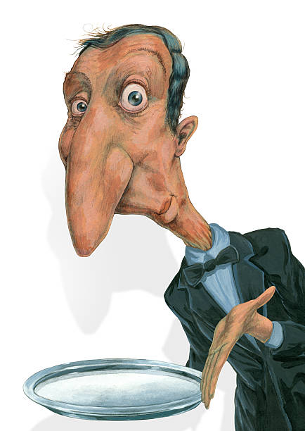 Butler Comical 6,400+ Caricature Suit Stock Photos, Pictures & Royalty-Free Images ...