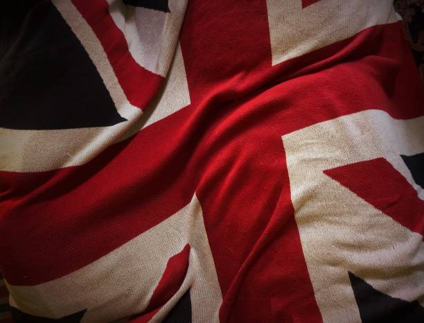 union jack british flag - british flag freedom photography english flag imagens e fotografias de stock