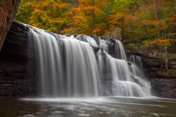 istock West Virginia waterfall in autumn 1346060635