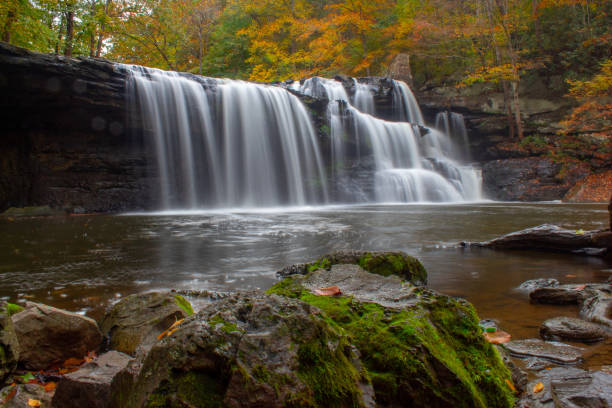 istock West Virginia waterfall in autumn 1346060653