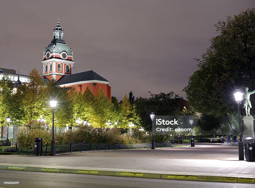 Kungstradgarden с Jakobskyrkan в Стокгольме. - Стоковые фото Архитектура роялти-фри