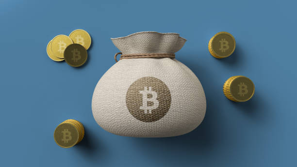 istock moneybag with a bitcoin symbol - 3d illustration 1346064396