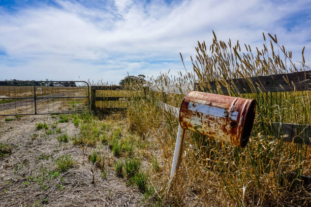 An old mailbox in the outback of Australia.