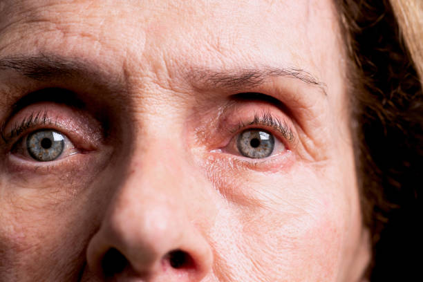 istock Serious Senior woman looking at the camera 1346066523