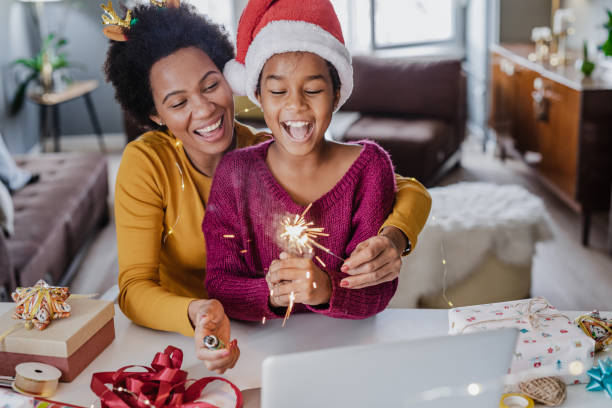 istock Enjoying the Christmas holidays at home 1346066895