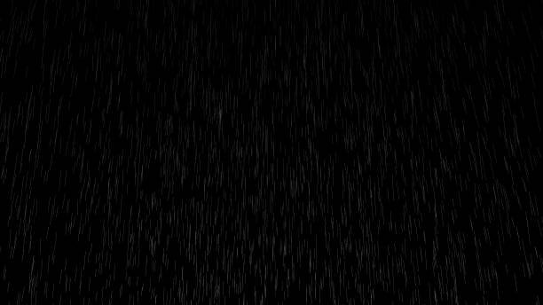 istock Heavy rain drop in rainy season effect on black screen. 3d rendering 1346068288