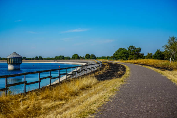 istock A path next to a water reservoir in Germany. 1346069166