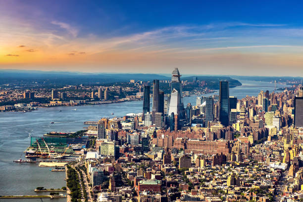 istock Aerial view of Manhattan 1346069938
