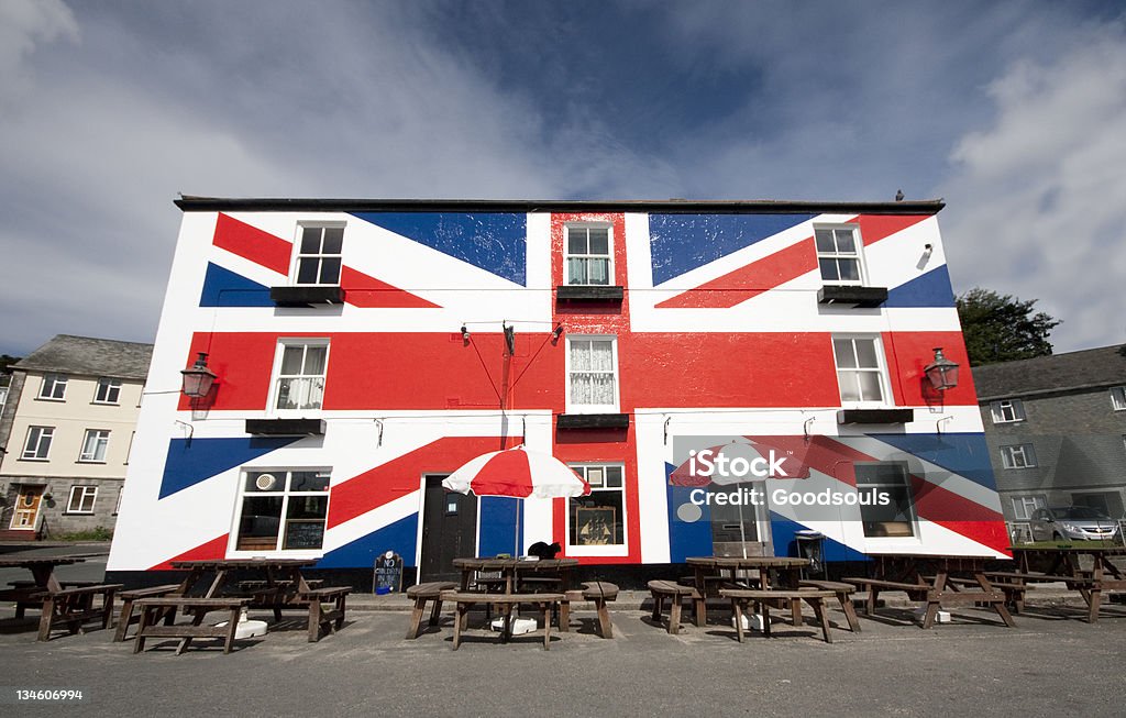 Cornish città Pub in Inghilterra - Foto stock royalty-free di Pub