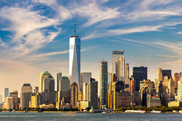 istock Manhattan cityscape in New York 1346070797
