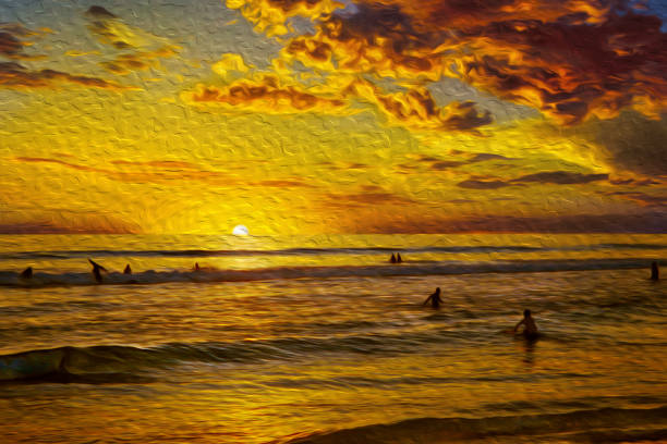istock People having fun at sundown in a brazilian beach 1346072864