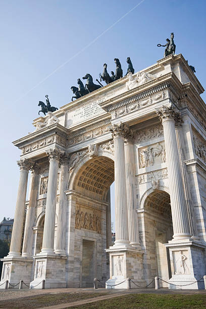 istock arch of peace, milan 134607487