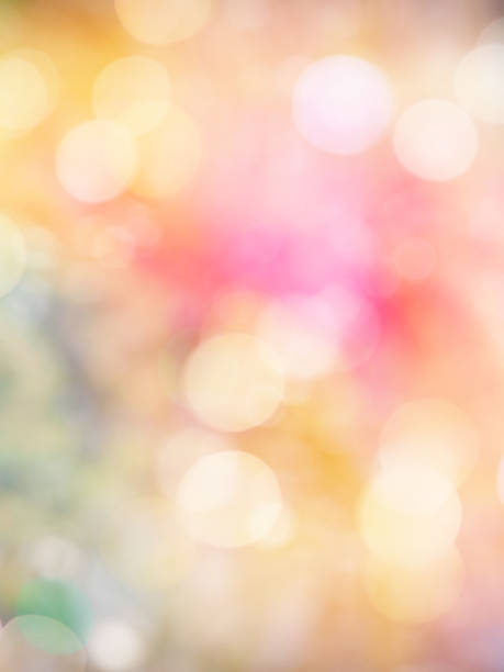 Various colored bokeh background images stock photo