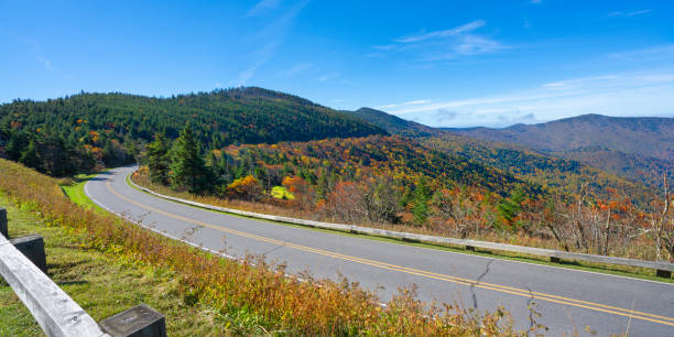istock Blue Ridge Parkway autumn Landscape. 1346079677