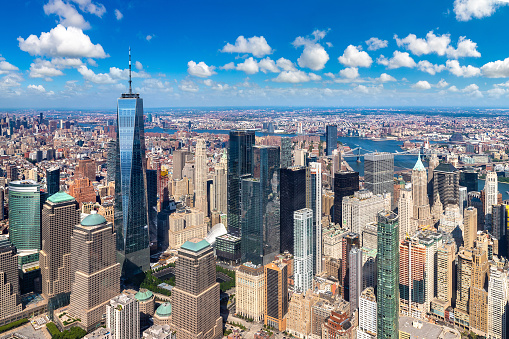 Vista aérea de Manhattan en Nueva York photo
