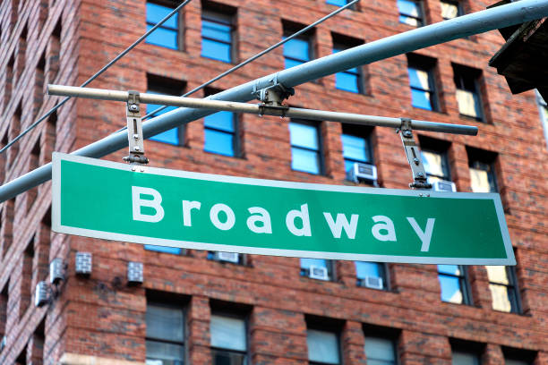 istock Broadway street sign in New York 1346079768