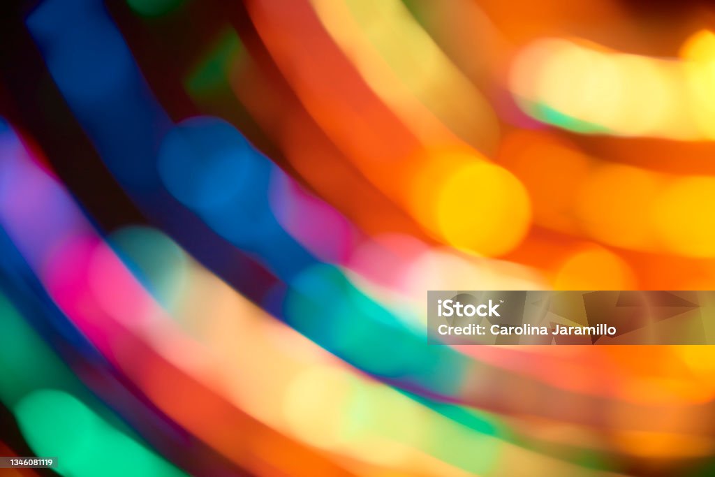 Abstract blurred colorful lights background Abstract blurred colorful lights background, dynamic image with a variety of bright and vivid colors. Abstract Backgrounds Stock Photo