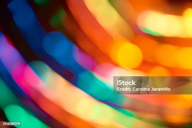 Abstract Blurred Colorful Lights Background Stock Photo - Download Image Now - Abstract Backgrounds, Abstract, Multi-Colored Background