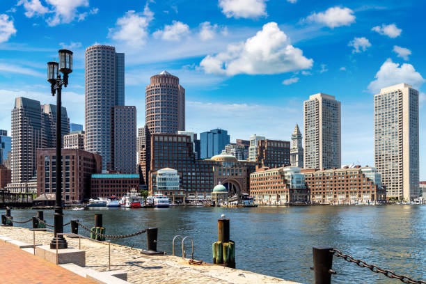 istock Boston cityscape, USA 1346083180