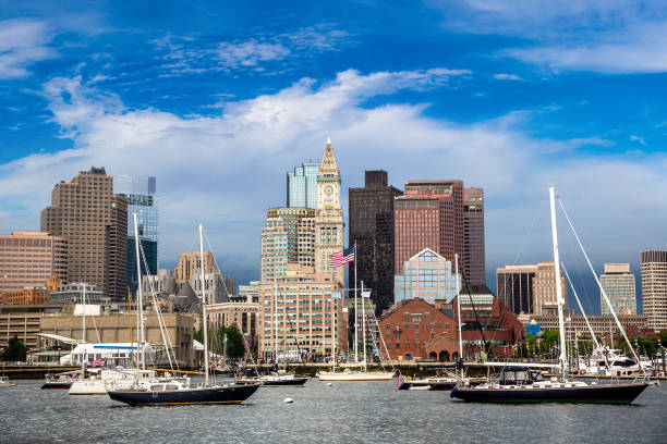 istock Boston cityscape, USA 1346084407