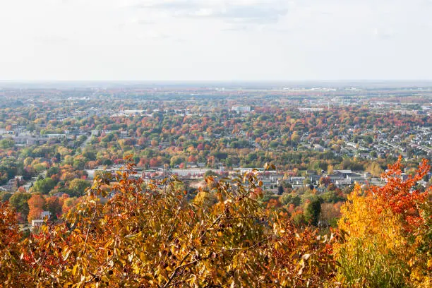 Mount Arthabaska Park During Autumn, Victoriaville, Quebec, Canada
