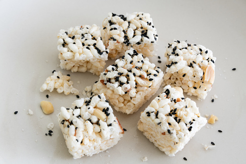 Traditional Chinese food:Marshmallow Crispy Rice
