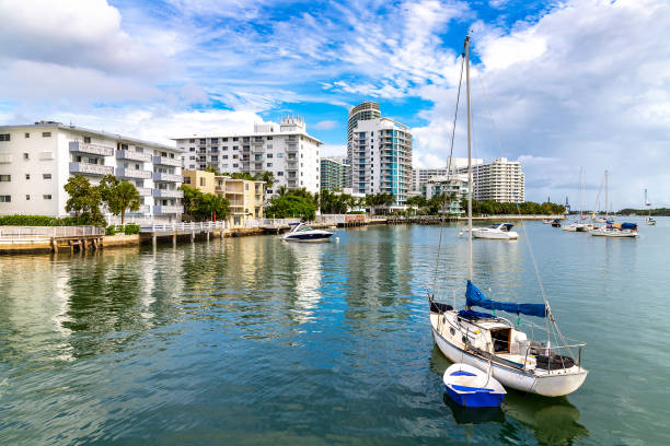 istock Residential buildings in Miami Beach 1346099063