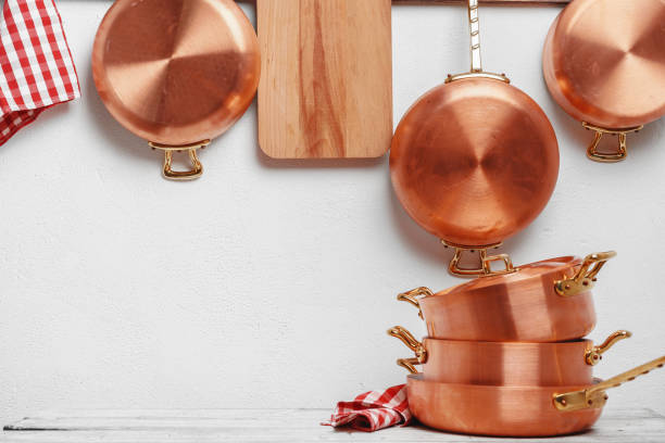 istock kitchen for professional use with lots of copper pots 1346102699