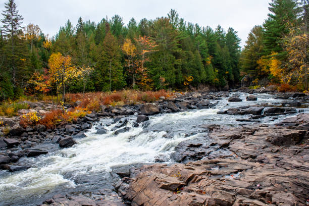 istock Waterfall Regional park, Sainte-Beatrix, Quebec, Canada 1346109660
