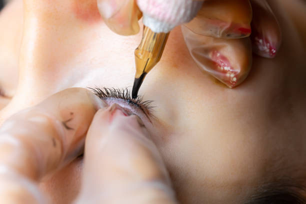 istock permanent makeup of eyelashes tattooing 1346112300