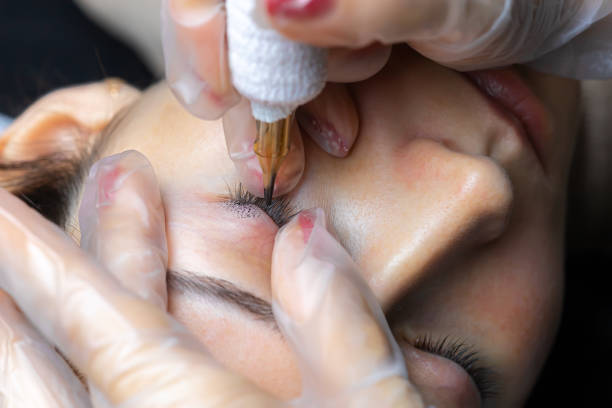 istock permanent makeup of eyelashes tattooing 1346112426