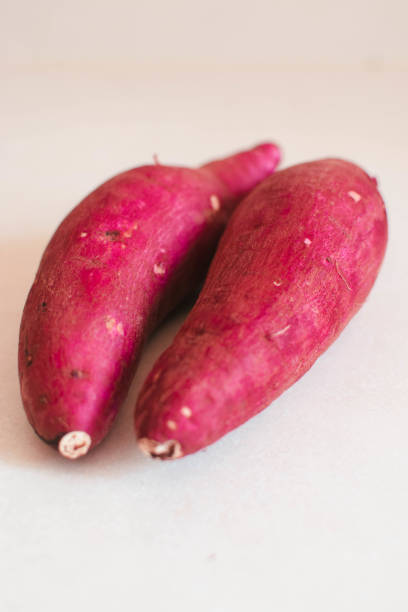 Sweet potatoes placed in the kitchen