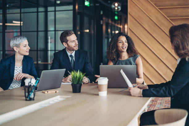 istock Business leaders on a meeting 1346116428