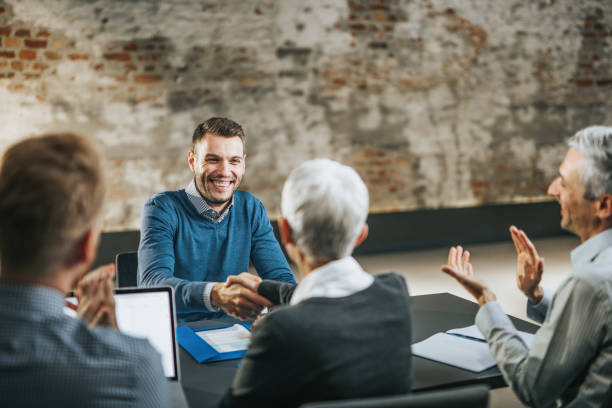 istock Congratulations, you've got a job! 1346127898