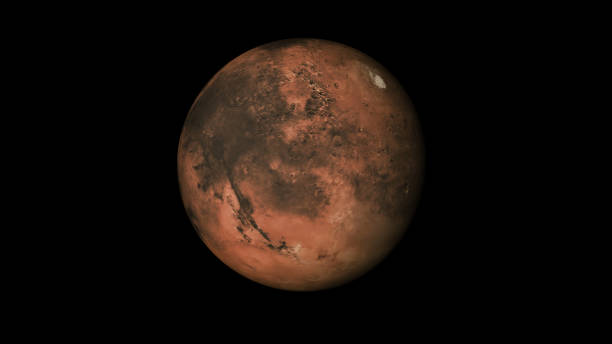 istock Concept-P1 View of the 3D Rendering Realistic Planet Mars 1346127915