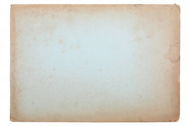 istock Old kraft paper with white isolated 1346135661