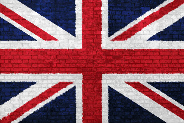 istock flag of United Kingdom Wall 1346139630