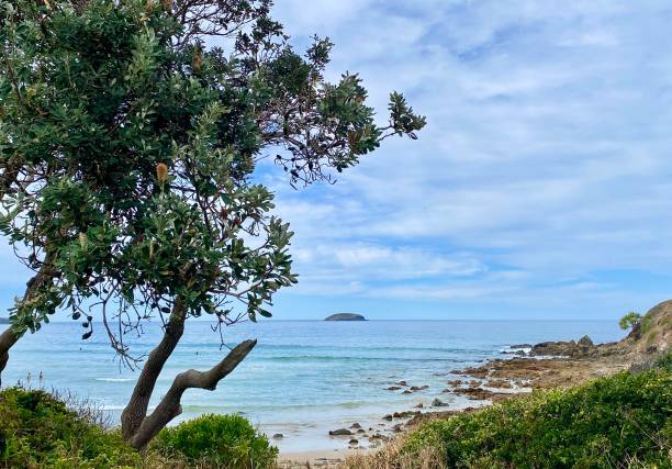 istock Beach Outlook on Cloudy Day 1346139796