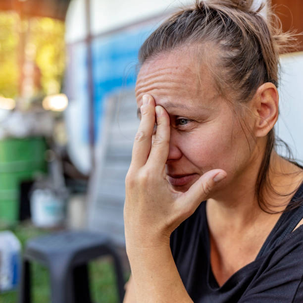 istock Concerned serious mature woman. 1346141999